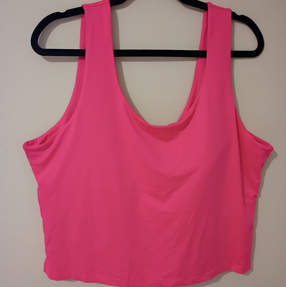 White Birch Bright Pink Brami Top